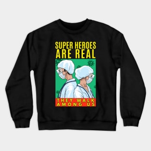 Covid 19 Heroes Crewneck Sweatshirt